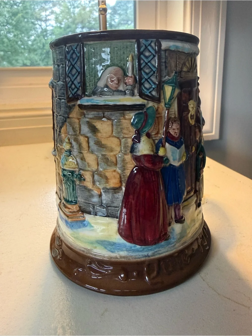 Vintage 1972 A Christmas Carol Ceramic Stein John Beswick Royal Daulton